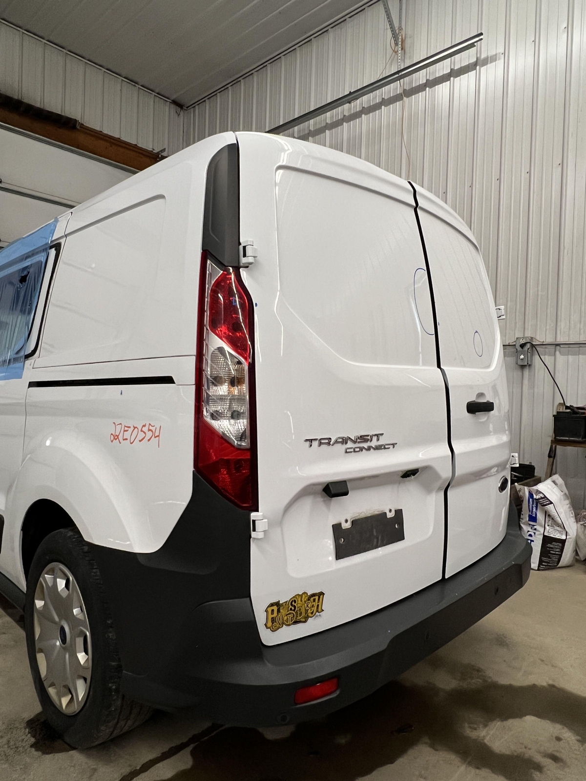 20142021 FORD TRANSIT CONNECT LEFT REAR BACK DOOR PAINT CODE Z2 FROZEN