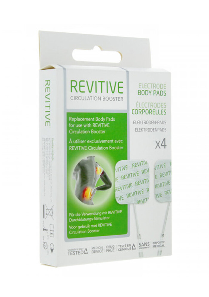 Revitive Circulation Booster Electrode Replacement Body Pads x 4 NEW eBay