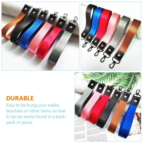 5pcs Key Chain Wrist Rope Badge Wrist Strap Key Wrist Lanyard - Zdjęcie 7 z 12