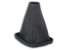 SCHALTMANSCHETTE FÜR NISSAN X-TRAIL T30 FL 04-07 SCHALTSACK LEDER NAHT GRAU