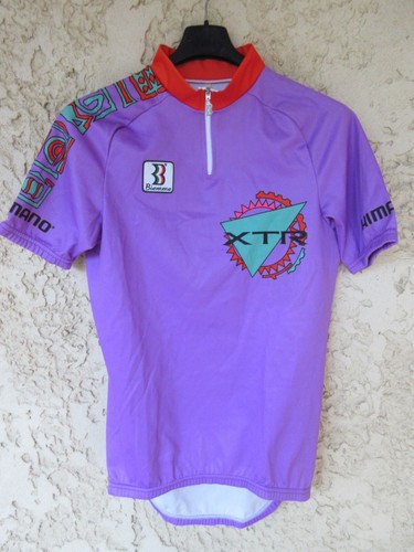Maillot cycliste LOOK by BIEMME vintage shirt bleu maglia camiseta 3 M