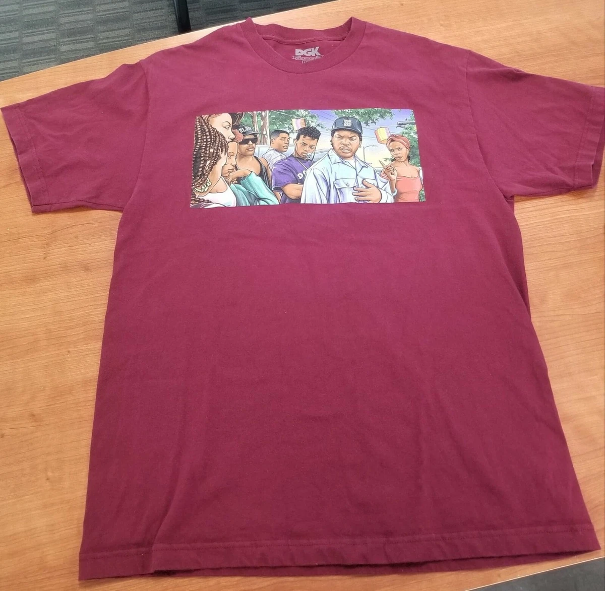 Boyz In The Hood Shirt DGK Ice Cube Doughboy BBQ Size Large - FREE SHIPPING