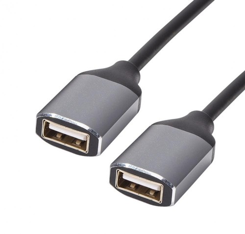 USB A Male to 2 x USB A Female Data Charging Cable Extension Connector - Picture 8 of 12
