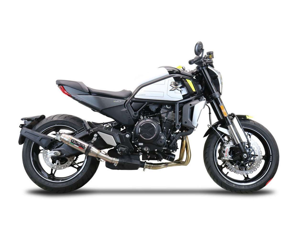 Exhaust Muffler GPR Deeptone Inox Approved Cf Moto 700 CL-X Adv 2022 2024