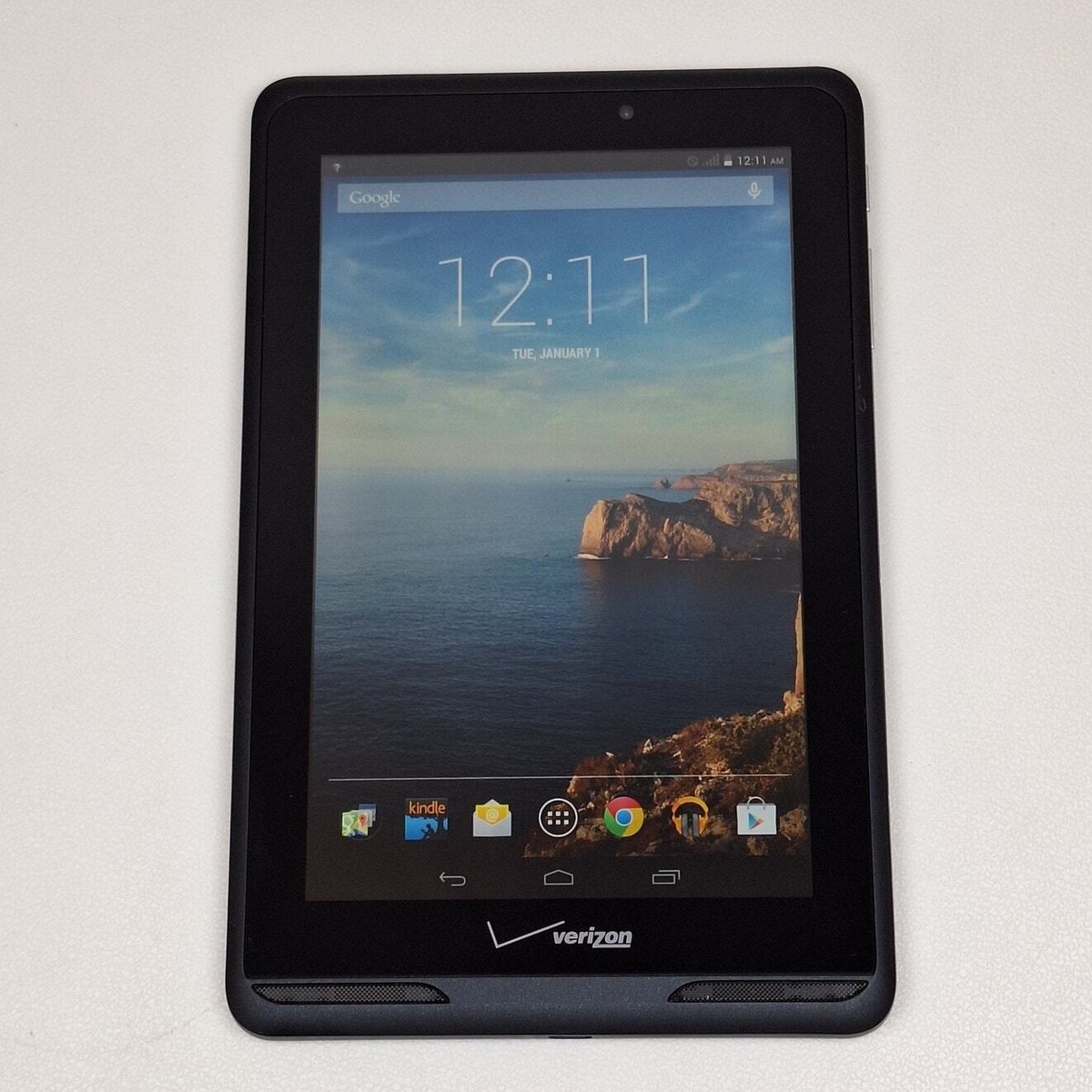 Verizon Ellipsis 7 (QMV7B) 7 Black Tablet with Silver Edge - Versatile Touchscreen Device main image 0