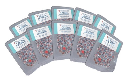 Désoxydant absorbeur d'oxygène 30cc à terme, sachets de qualité alimentaire pour produits alimentaires, sac de CO2 absorbeur d'humidité, 100  15