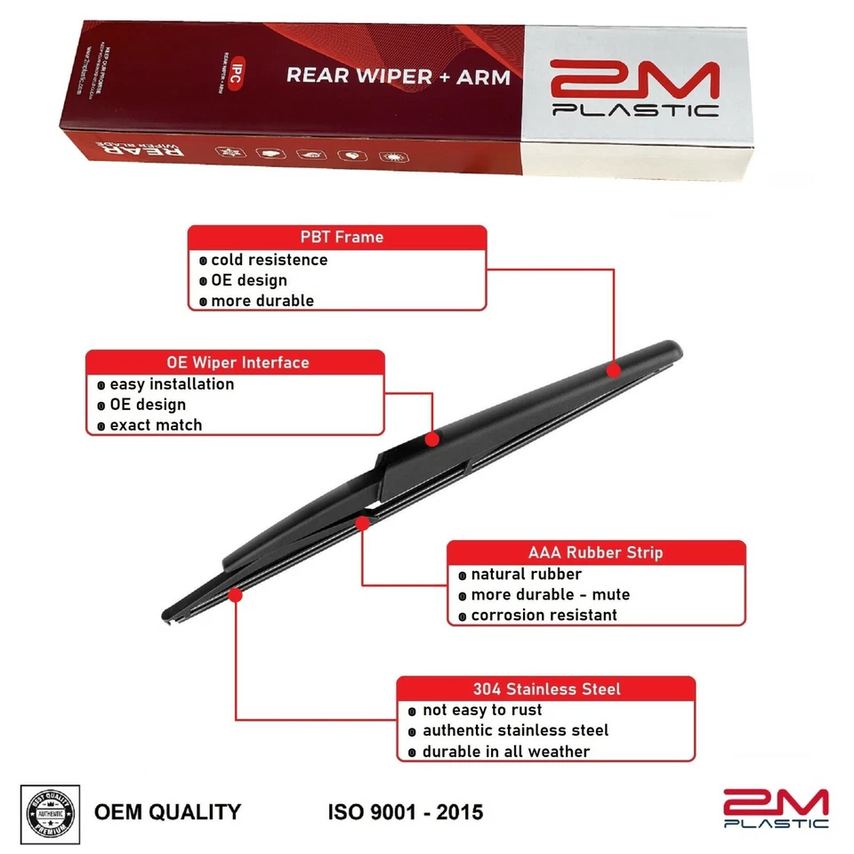 Rear Wiper Arm Blade For Volvo XC90 2003-2006 8659502 30753640  OE Quality - Image 3 of 3