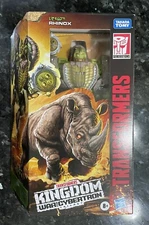 Transformers Kingdom War For Cybertron RHINOX Voyager Class Hasbro WFC-K27