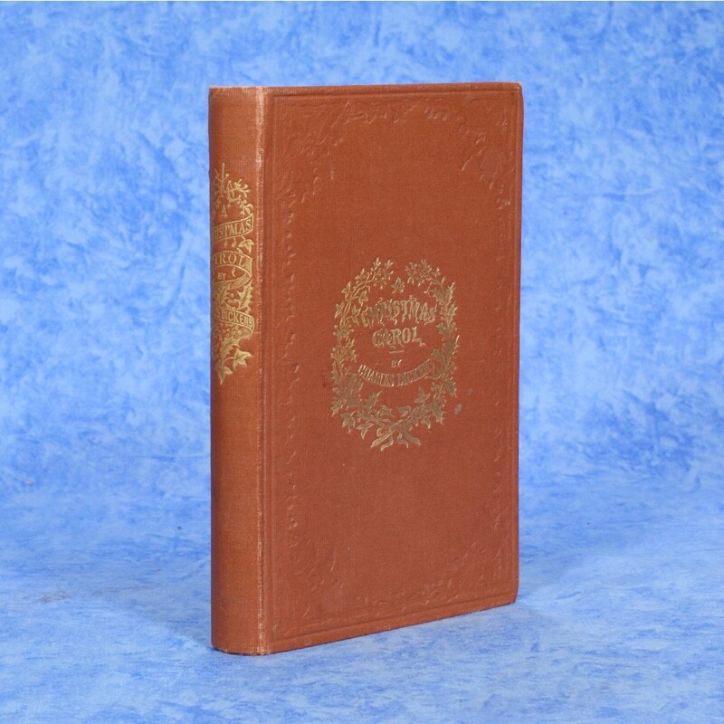 1843 A CHRISTMAS CAROL with Rare Dust Jacket EARLY FACSIMILE Charles