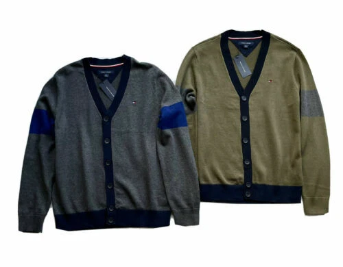 Tommy Hilfiger Herren-Pullover mit V-Ausschnitt