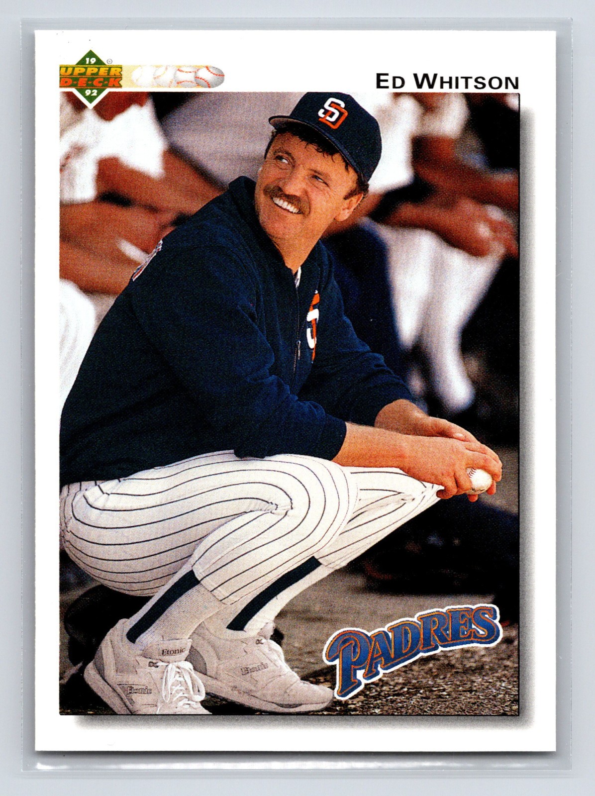 1992 Upper Deck Ed Whitson #103 Gold Hologram