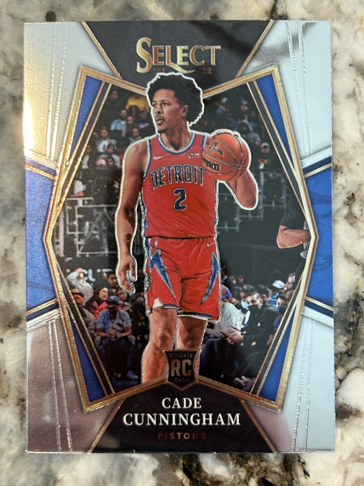 2021-22 Panini Select - Premier Level Cade Cunningham #116 Silver Prizm (RC)