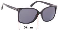 SFx Replacement Sunglass Lenses fits Von Zipper Castaway - 57mm Wide