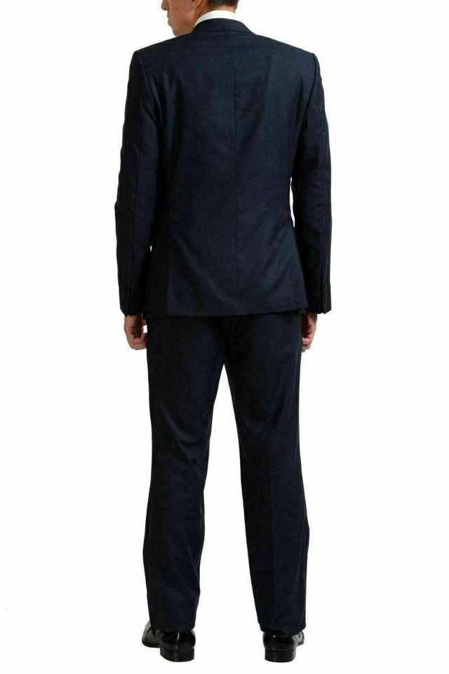 Traje Versace 100% Lana Gris Dos Botones Hombre US 40 IT 50 Foto 3 de 4