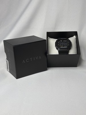 Activa Digital LadiesSport Watch ACW424-002 Black 30M Water Resistant New/Box