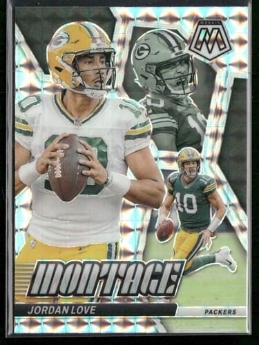 2024 Panini Mosaic Montage Mosaic Silver Prizm Jordan Love #M-11 Packers