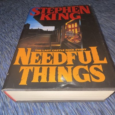 Stephen King Needful Things Hardcover Horror Novel Dust Jacket Castle Rock