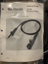 New/unused TEKTRONIX P6106 10:1 250MHz Probe for Oscilloscope eg 475, 7A26, 485