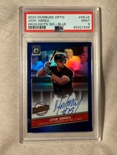 2020 Donruss Optic #HSJA Jose Abreu Highlights Signatures Blue PSA 9 (/15)