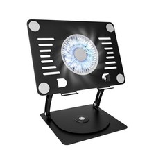 Gaming Laptop Cooling Pad with 360  For 17" Laptop  360 Rotation Black