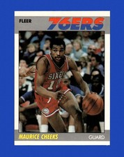 1987-88 Fleer Set-Break # 20 Maurice Cheeks NM-MT OR BETTER *GMCARDS*