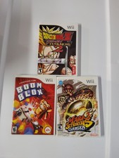 nintendo Wii Games Mario strikers charged boom blox dragonball z budokai 2