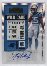 2020 Panini Contenders Rookie Wild Card Ticket Troy Pride Jr #195 Auto 4f5