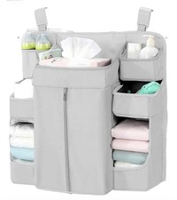 Diaper Organizer for Changing Table and Crib - Nursery Diaper Stacker Hanging...