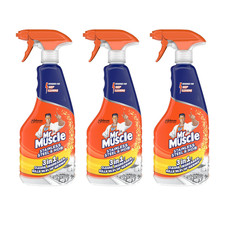 Mr Muscle 3-in-1 Stainless Steel & Hob Spray Deep Cleaning 530ml - Pack of 3 5.42 per litre