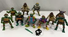 Vintage TMNT 1990s Teenage Mutant Ninja Turtles Figures Lot of 10