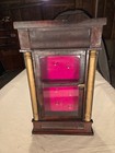 Antique Wood & Glass Display Cabinet