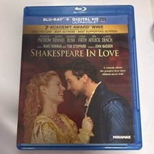 Miramax Shakespeare In Love Blu-ray Gwyneth Paltrow Joseph Fiennes Widescreen