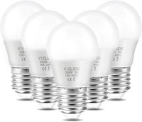 Vicloon E27 Led Lampe 5Er-Pack G45 Led Birne 3W Ersetzt 25W 3000K Warmweiß