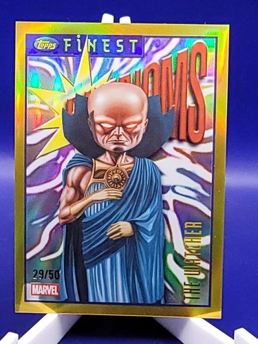 The Watcher 2026 Topps Finest Fantastic Four Phenoms Gold Refractor /50 #TF-098