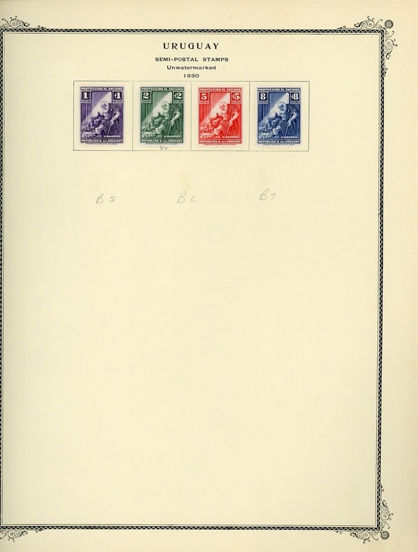 URUGUAY Scott Specialty Album Page Lot #30 - SEE SCAN - $$$