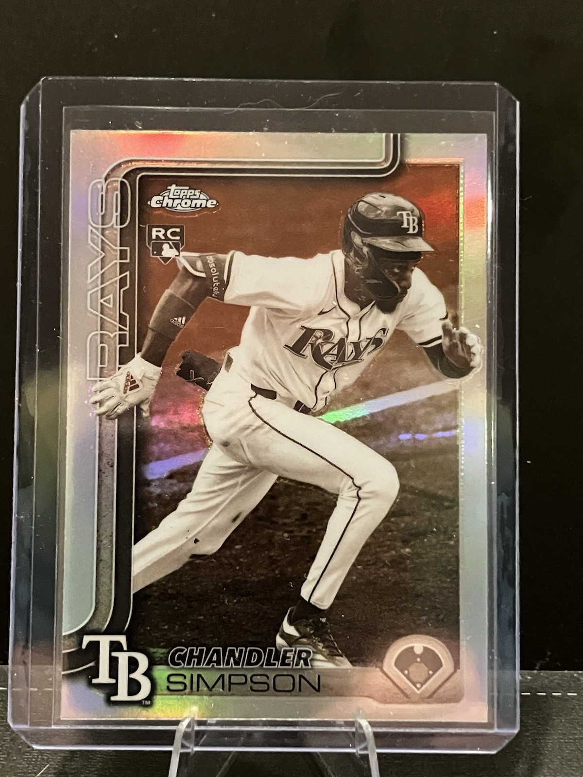 2025 Topps Chrome Update Series - Sepia Refractor Chandler Simpson (RC) #USC179