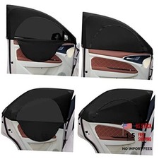 4 Pcs Car Window Shades Screen Breathable Car Side Windows 23-32 In, 35-53 In