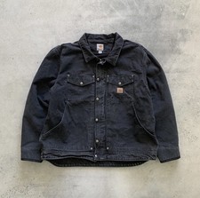 VINTAGE CARHARTT DETROIT BOMBER WORKER JACKET FADED MEN'S SIZE XL