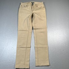 Lauren Ralph Lauren Jeans Womens Size 2 Khaki Beige Modern Skinny Stretch Pants