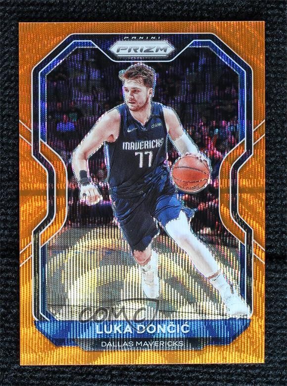 2020-21 Panini Prizm Orange Wave Prizm 3/60 Luka Doncic #32 hs9