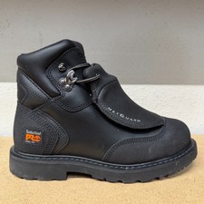 Timberland Pro Boots Met Guard Steel Toe Work Black Leather Men Size 8.5 M