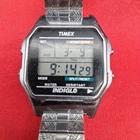 Vtg Timex Indiglo Men Multifunction 34mm Quartz Digital Watch New Battery