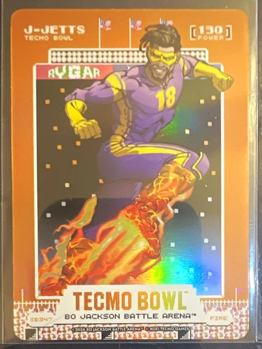 Bo Jackson Battle Arena 2020 Bo Jackson NFL J-Jetts Tecmo Bowl #ES347 Holo