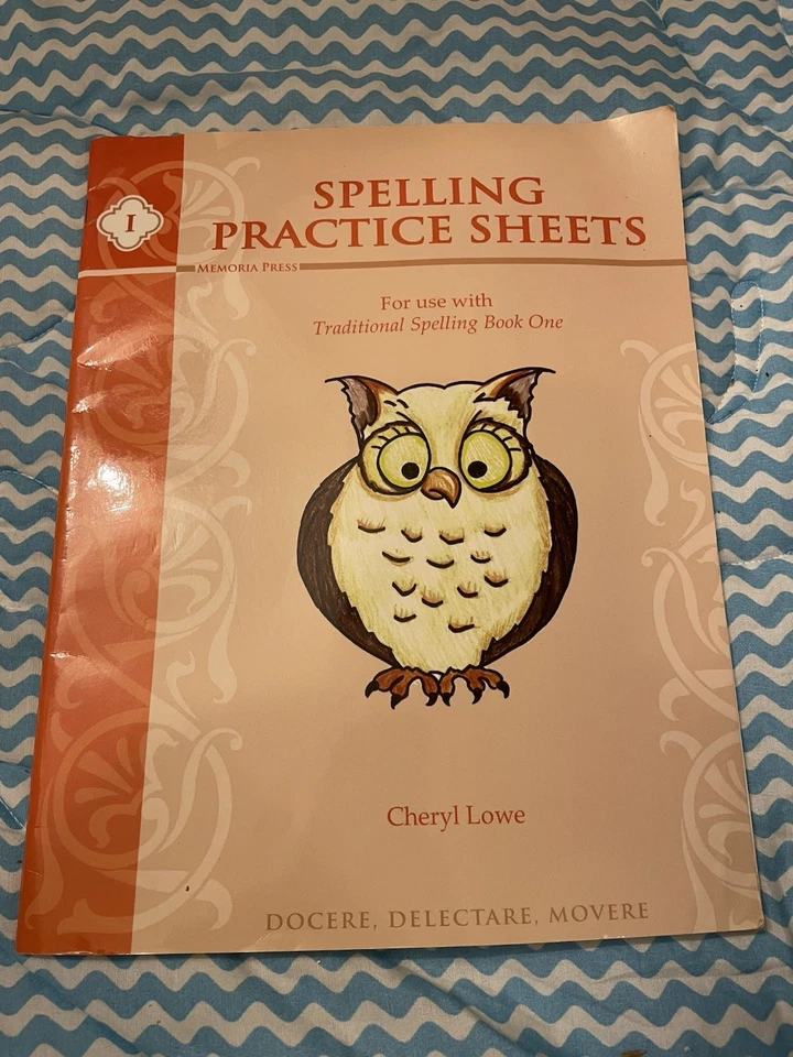 Memoria Press Traditional Spelling I  TEACHER MANUAL/Student workbook worksheets Foto 3 de 4