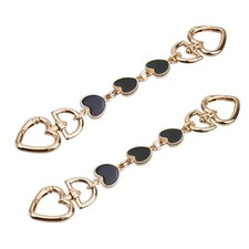 Heart Shape Bag Extender Chain Purse Strap Extender Purse Replacement Strap H...