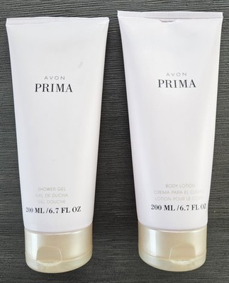Avon Prima Body Lotion & Shower Gel 6.7 oz - Sealed Discontinued - Brand New