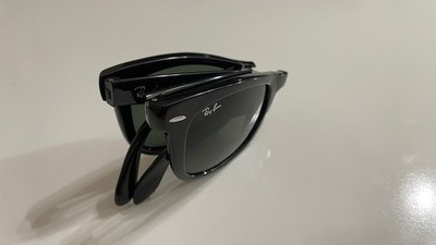 Ray-Ban Sunglasses RB4105 Folding Wayfarer 601 50-22 140 3N Green