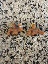 1991 Toymax WCW Finger Fighters Rare Vintage Figures Of Sting and Ric Flair
