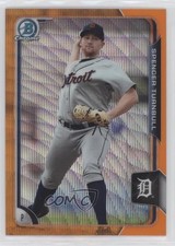 2015 Bowman Chrome Prospects Orange Wave Refractor Spencer Turnbull #BCP221 0c6