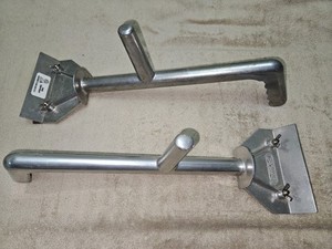 TWO COMMERCIAL CLASSIC HEAVY DUTY GRILL SCRAPERS FLAT TOP GRIDDLE CLEANING TOOLS